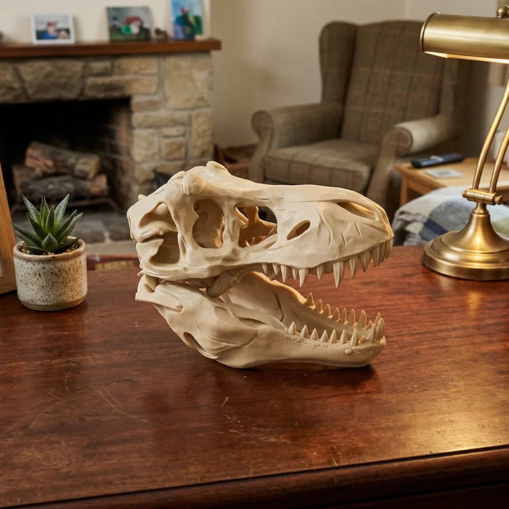 Crâne de T-Rex Majestueux - Vue 3