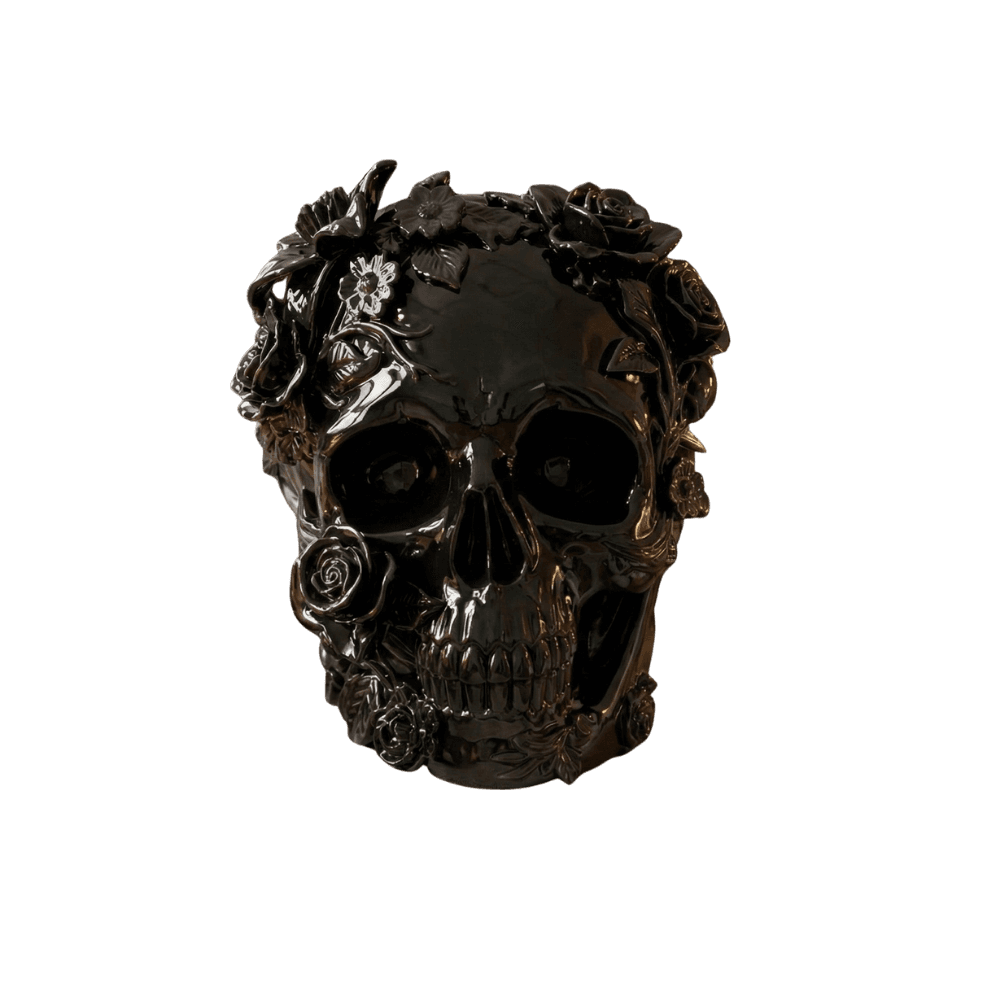 Tête de Mort Florale "Memento"