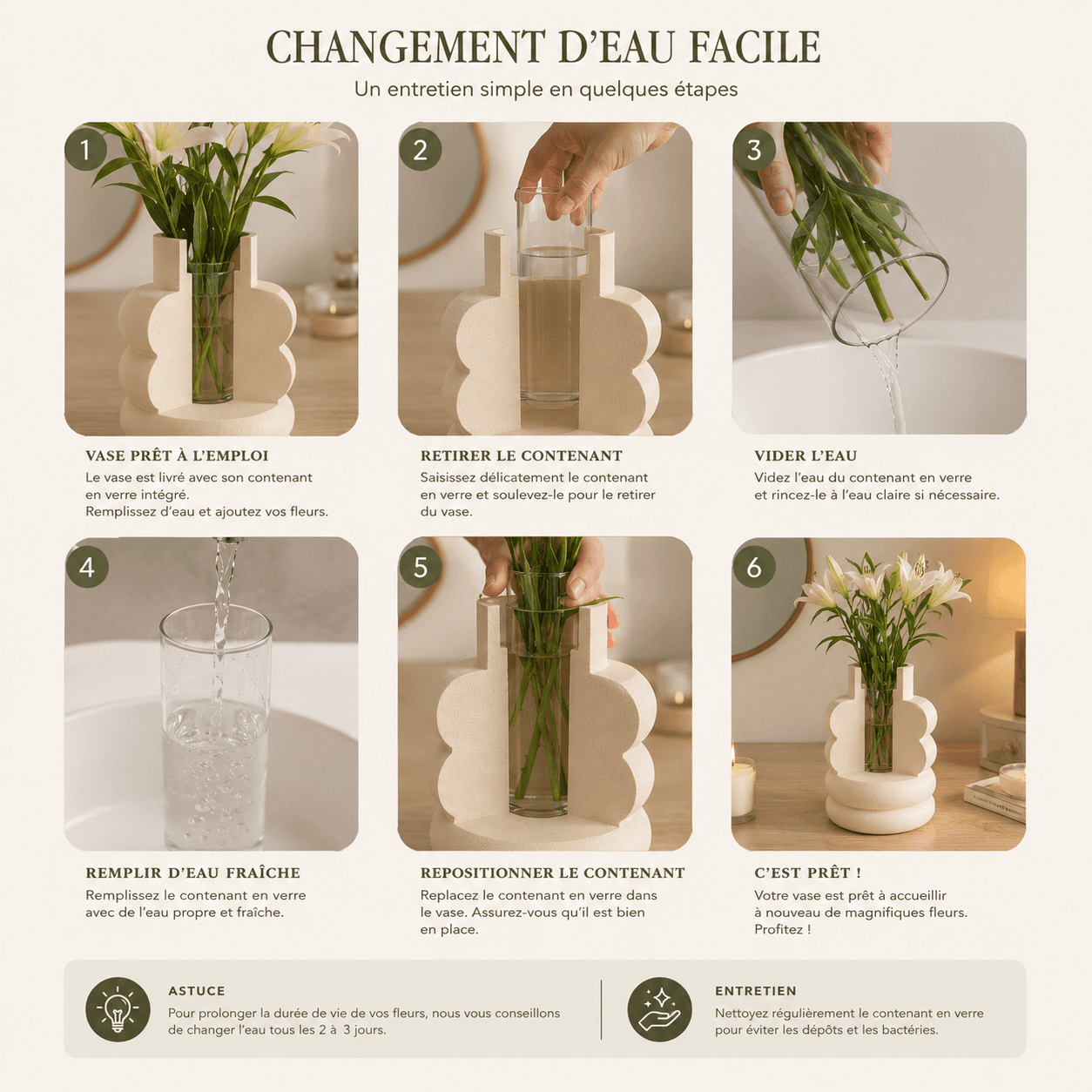 Vase Alcôve - Vue 3