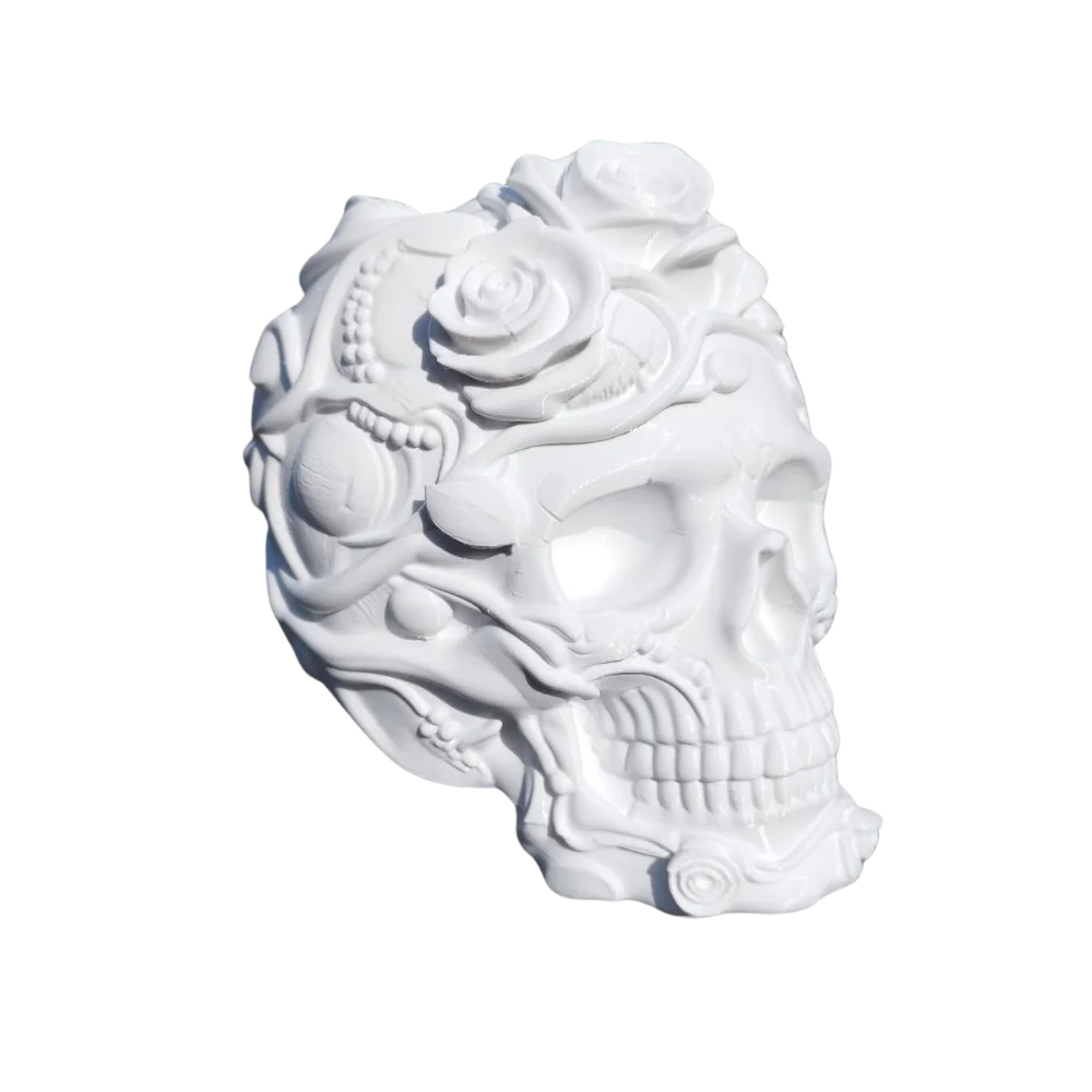 Crâne Décoratif "L'Éternelle" - L'Objet d'Art qui Réinvente Votre Intérieur – Image 3