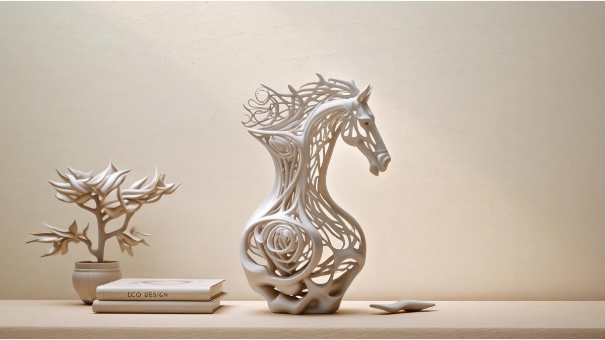 objet eco design posé sur un meuble en bois ecomii.com