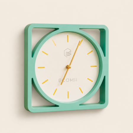 Horloge murale silencieuse design – Quadris — vue 2