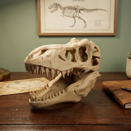 Réplique décorative de crâne T-Rex — vue 2